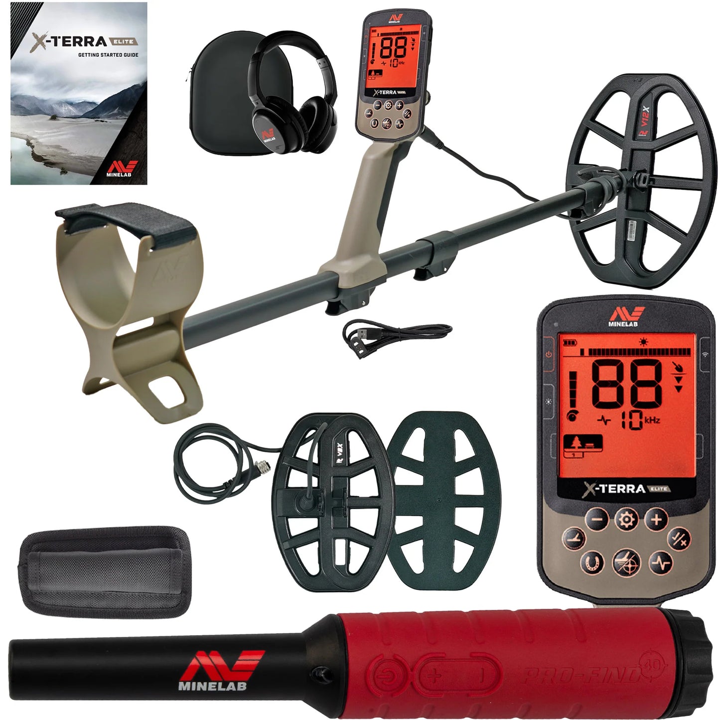 Minelab - Xterra Elite - Expedition Pack W/ FREE Pro-Find 40